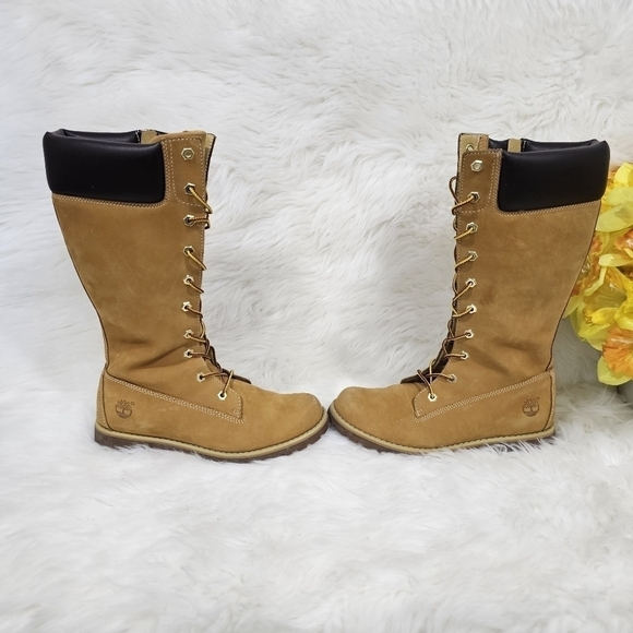 Timberland women/girls sz.5 Tall Boot tan/brown - Picture 2 of 10